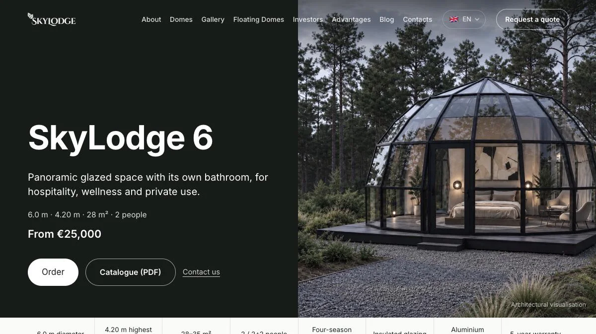 SkyLodge 6, skylodges.eu